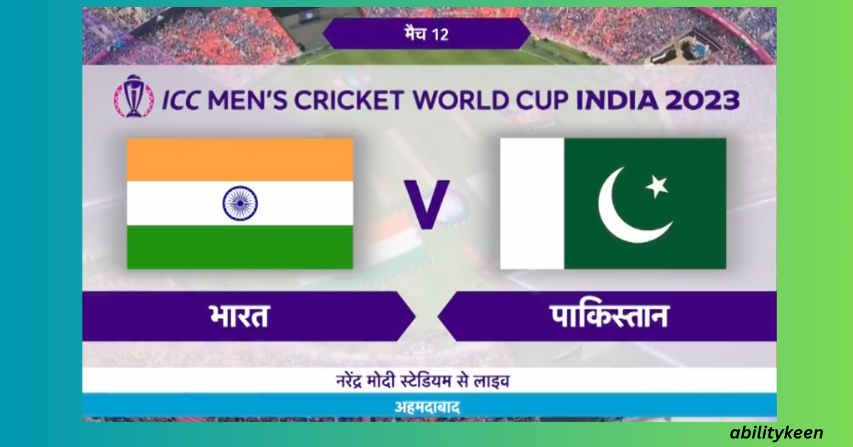 ICC Men's Cricket World Cup Match india vs pakistan 2023