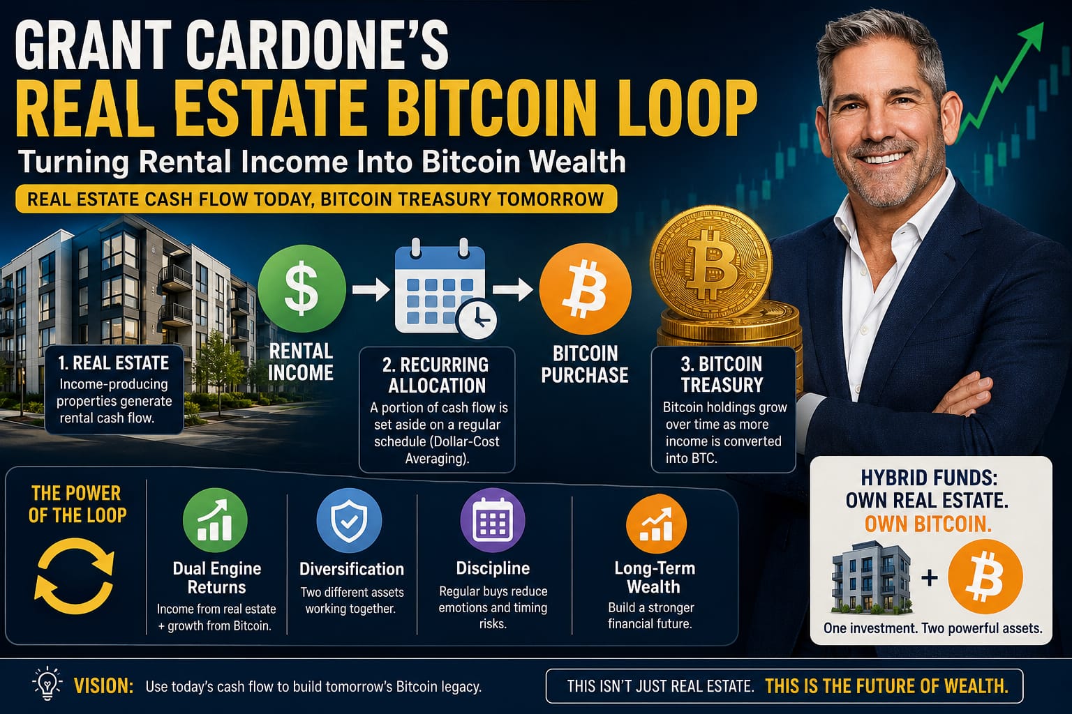 Grant Cardone's Real Estate Bitcoin Strategy: A New Way to Build Wealth Through Rental Income and Crypto