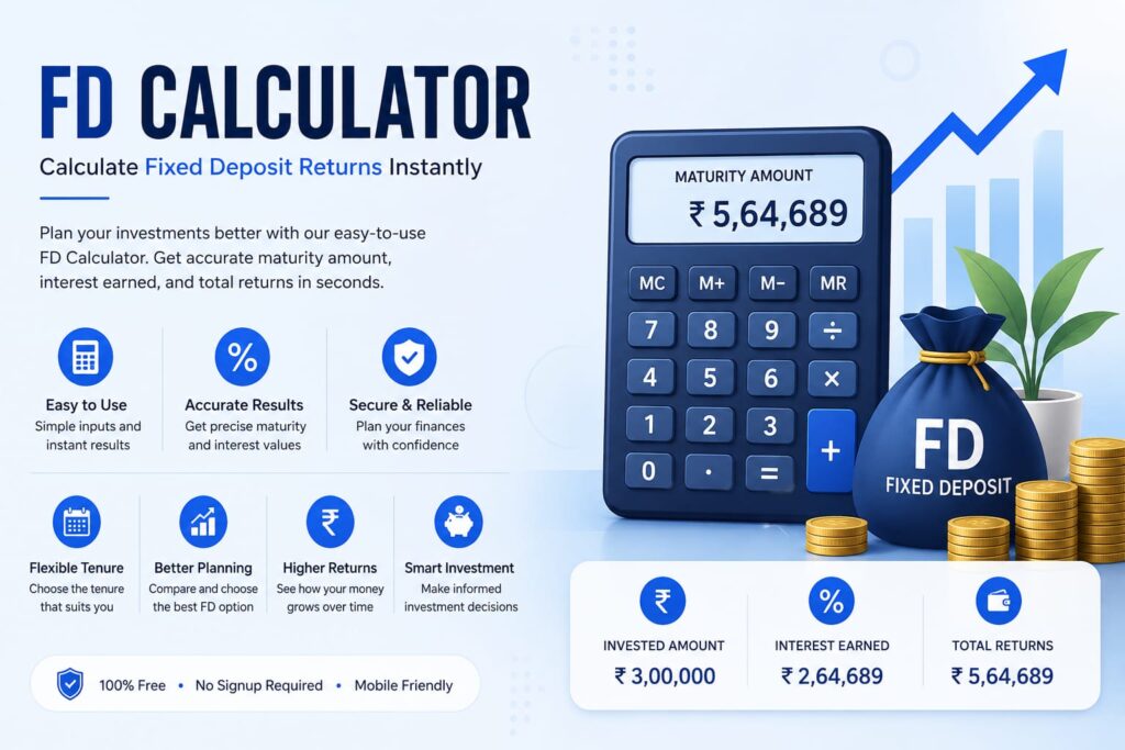 FD Calculator: Calculate Fixed Deposit Returns Easily