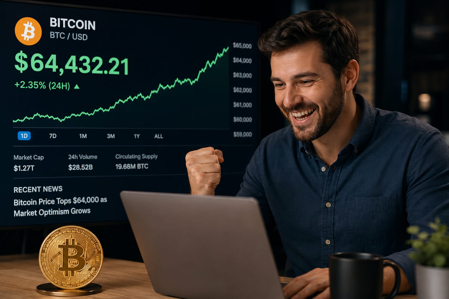 Bitcoin Price Crosses $64,000 as Analysts Watch for a Move Toward $65K and Beyond